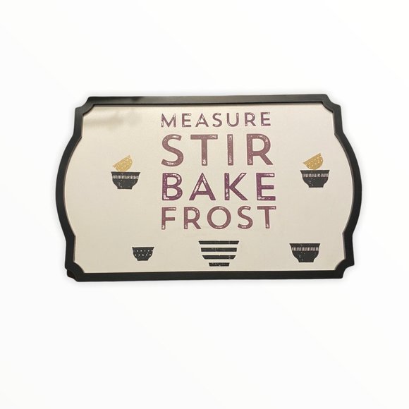 Black Framed "Custom" Bakers sign - Picture 2 of 2